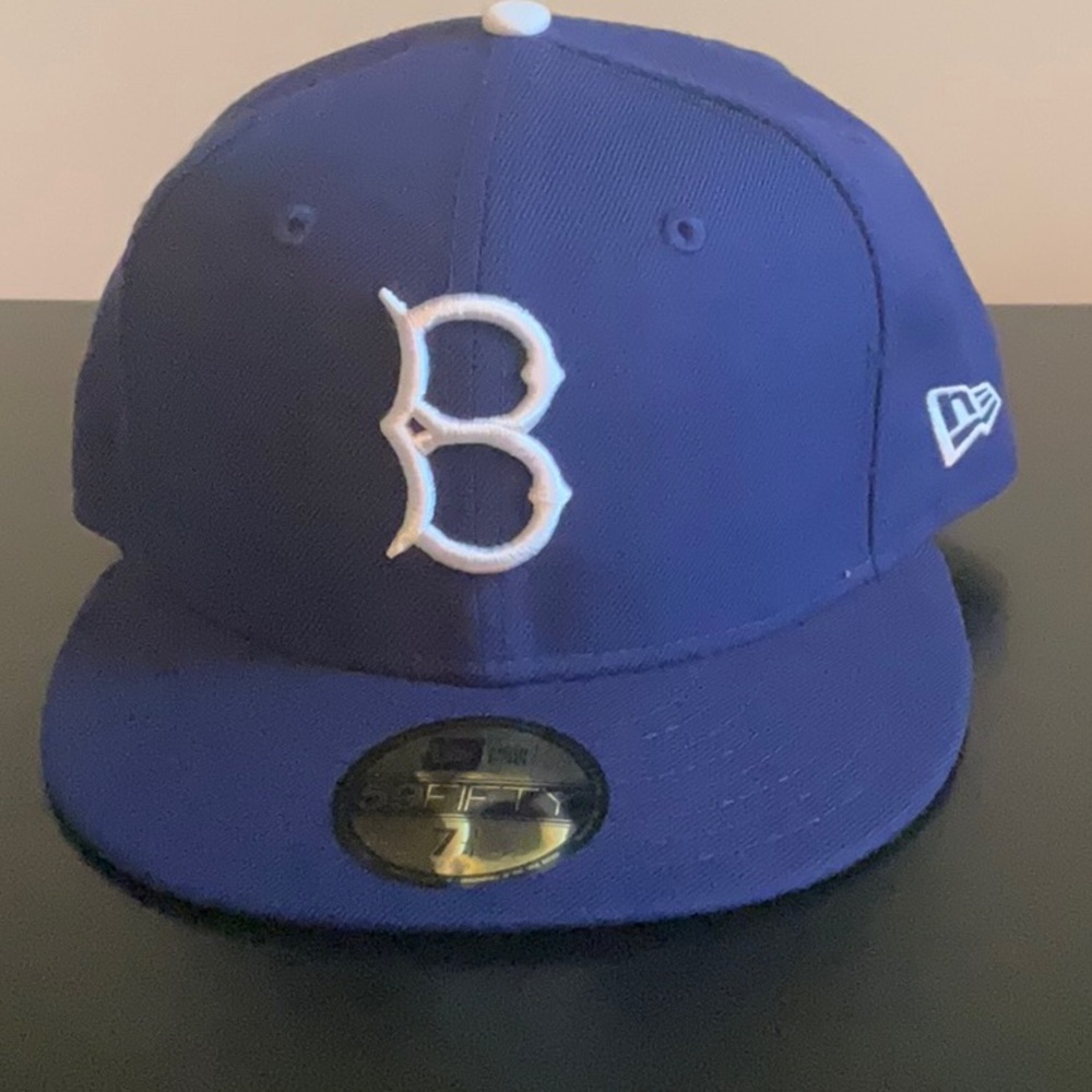 Blue Brooklyn Dodgers New Era Cap with White Logo